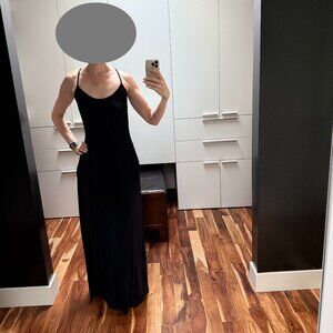 Tart Black Modal Maxi Dress – Size L